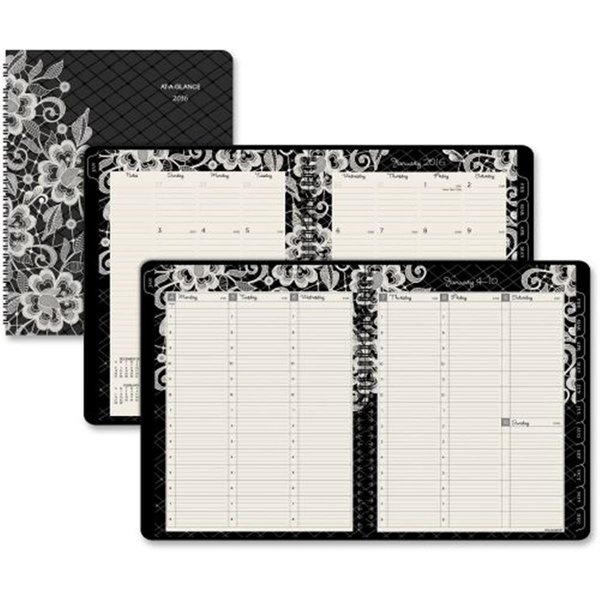 At-A-Glance Lacey Weakly-Monthly Wire bound Professional Planner AT464336
